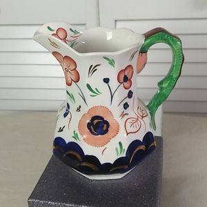 Crown Staffordshire England Vintage Milk Jug